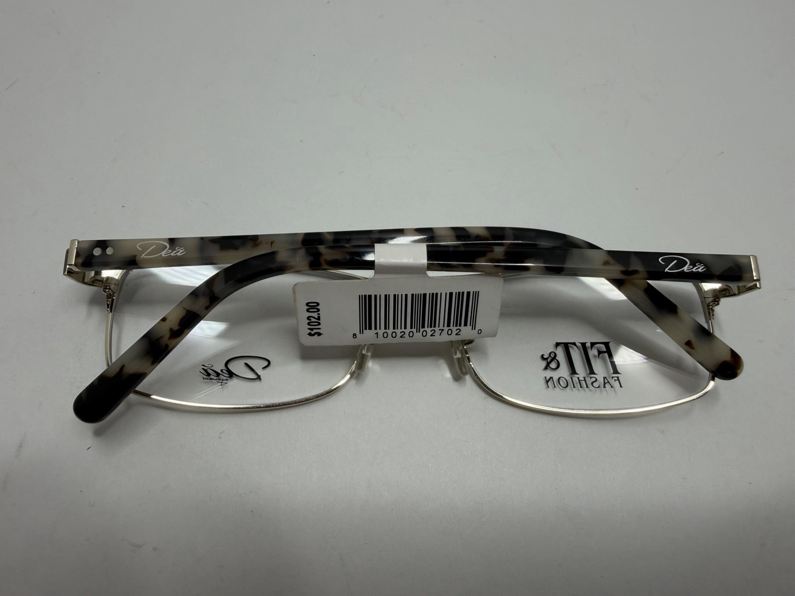 NEW DEA EYEWEAR DE 02040 Eyeglass Frames 57/18/145 Black ButterflyZ RX $102.00