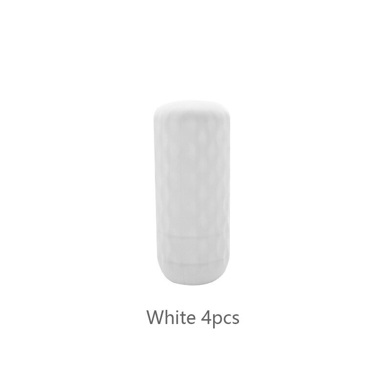 4Pcs Leak Proof Silicone Bottle Sleeves For Travel Container Reusable Pink/White