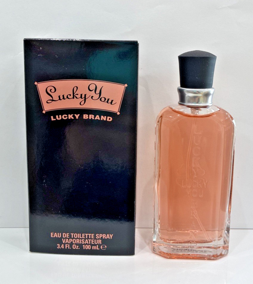 LUCKY YOU by Lucky Brand / 3.4 EDT Spray / New In Box / Unused/AUTHENTIC