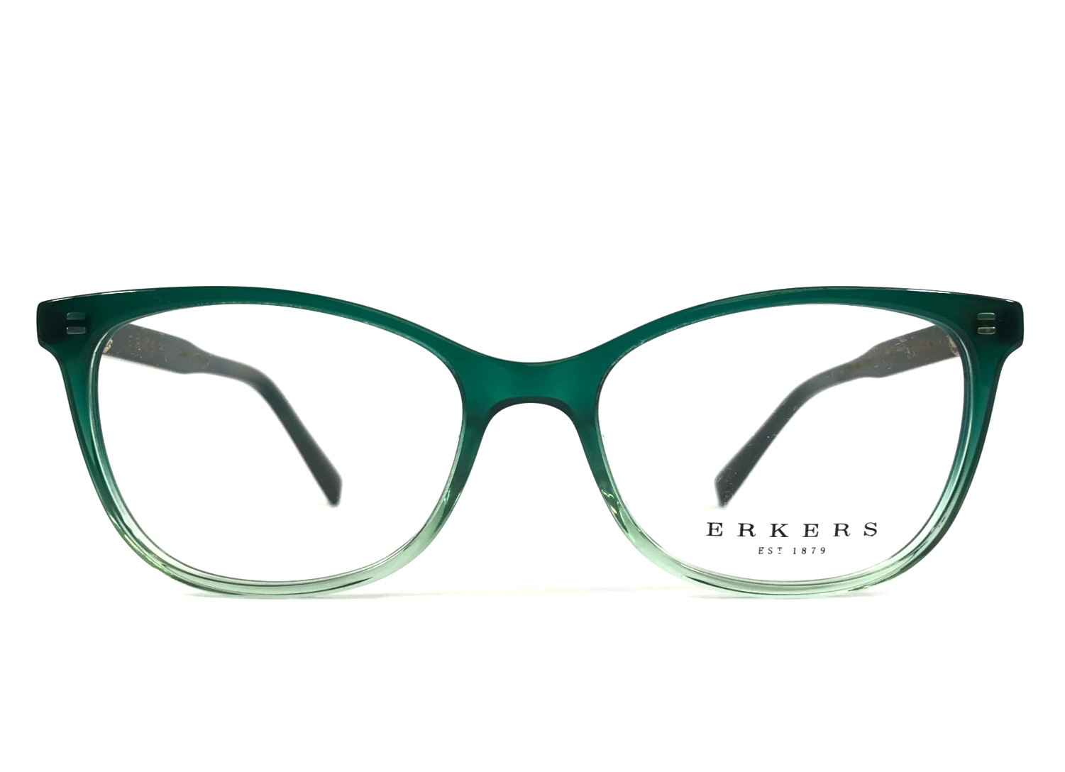 Erkers Eyeglasses Frames UPLANDS PARK Green Fade Cat Eye Full Rim 48-17-142