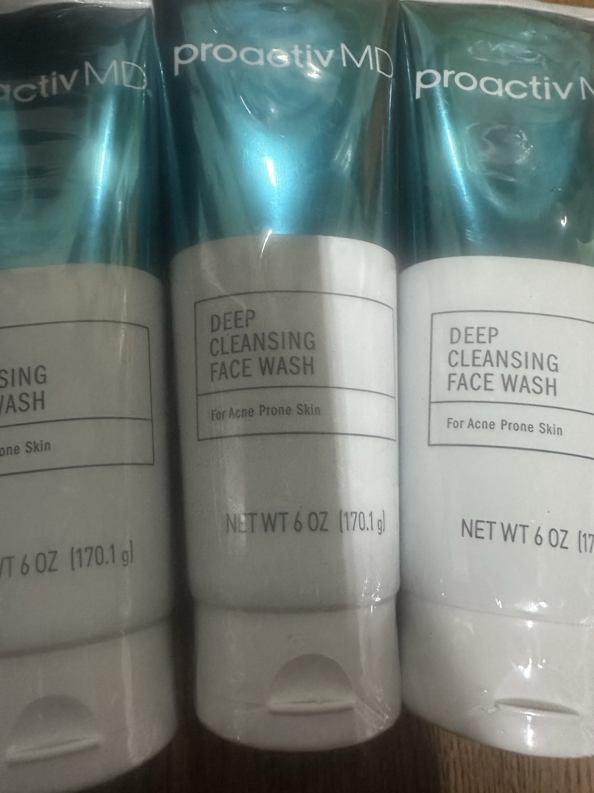 Proactiv MD Deep Cleansing Face Wash Acne Cleanser 6oz NEW Sealed