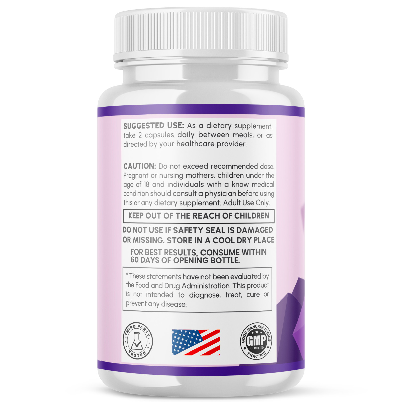 (2 Pack) Vital Mind Advanced Nootropic Brain Support Max Supplement 120 Capsules