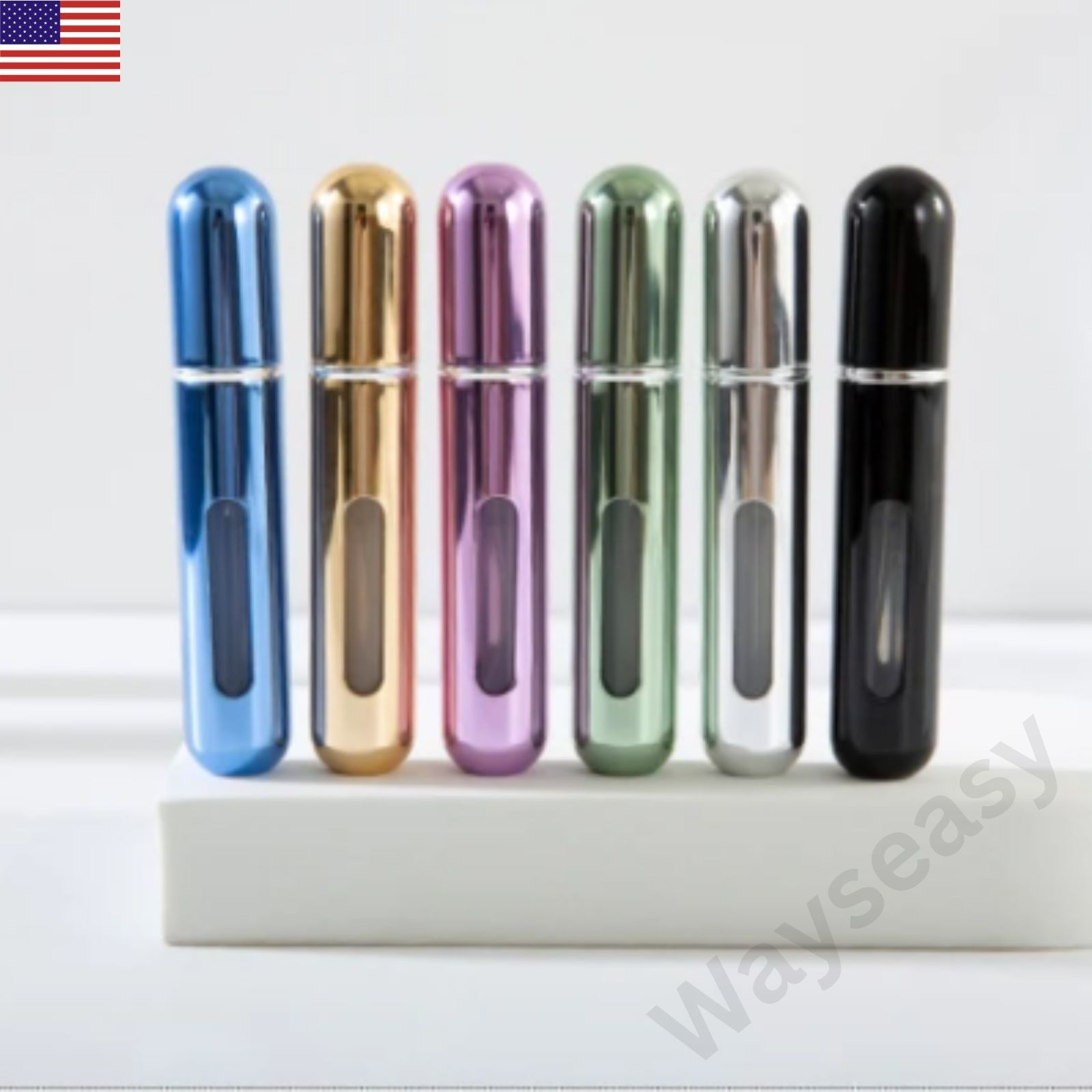 Refillable Perfume Atomizer Spray Bottle 5ml Travel Mini Portable Pump Container