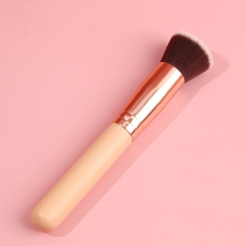 2-8pcs Pro Foundation Makeup Brush Flat Top Kabuki for Blending Liquid Cream US