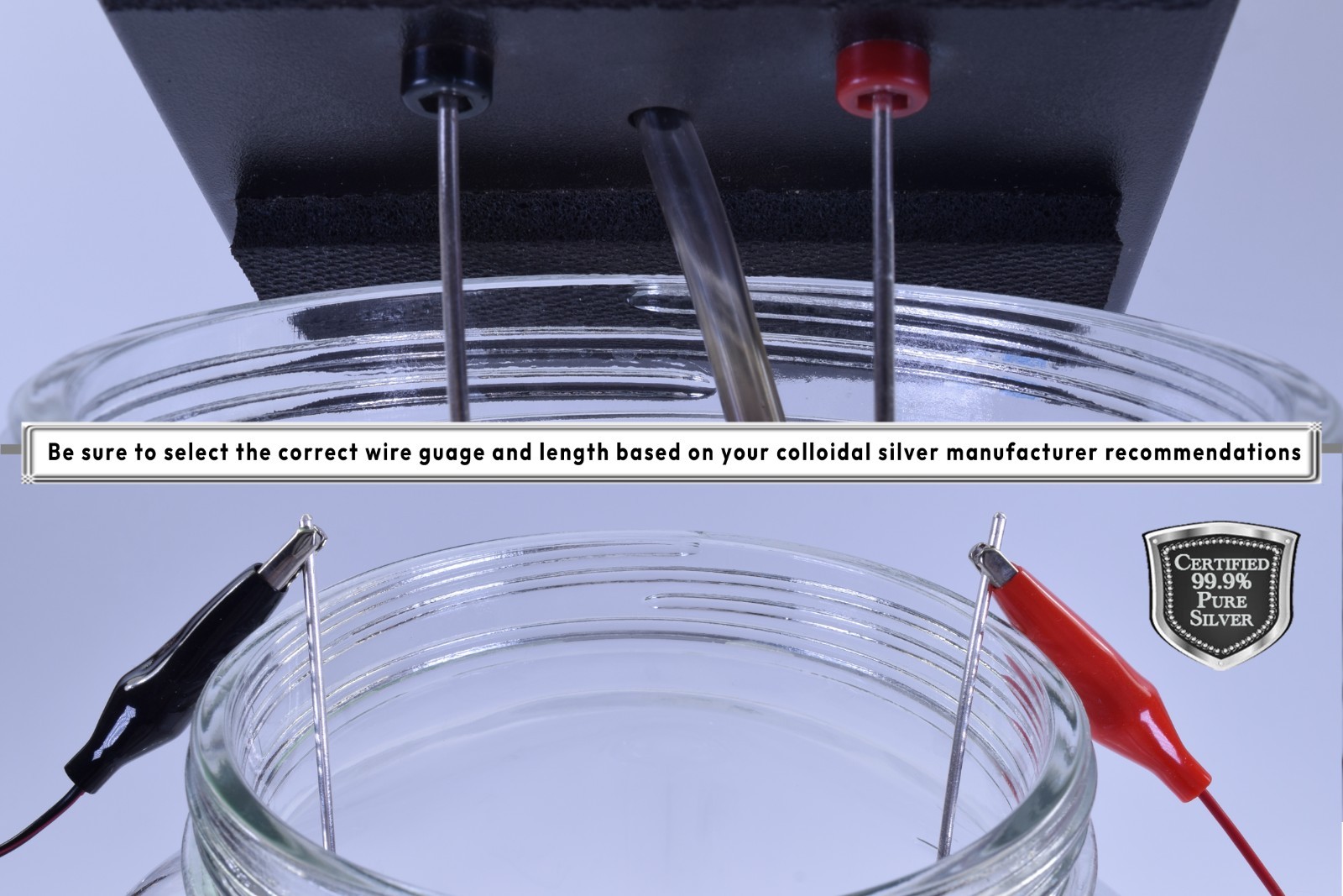 999 Fine Silver Colloidal Electrode Rods – 14 gauge diameter, 4 Inch length