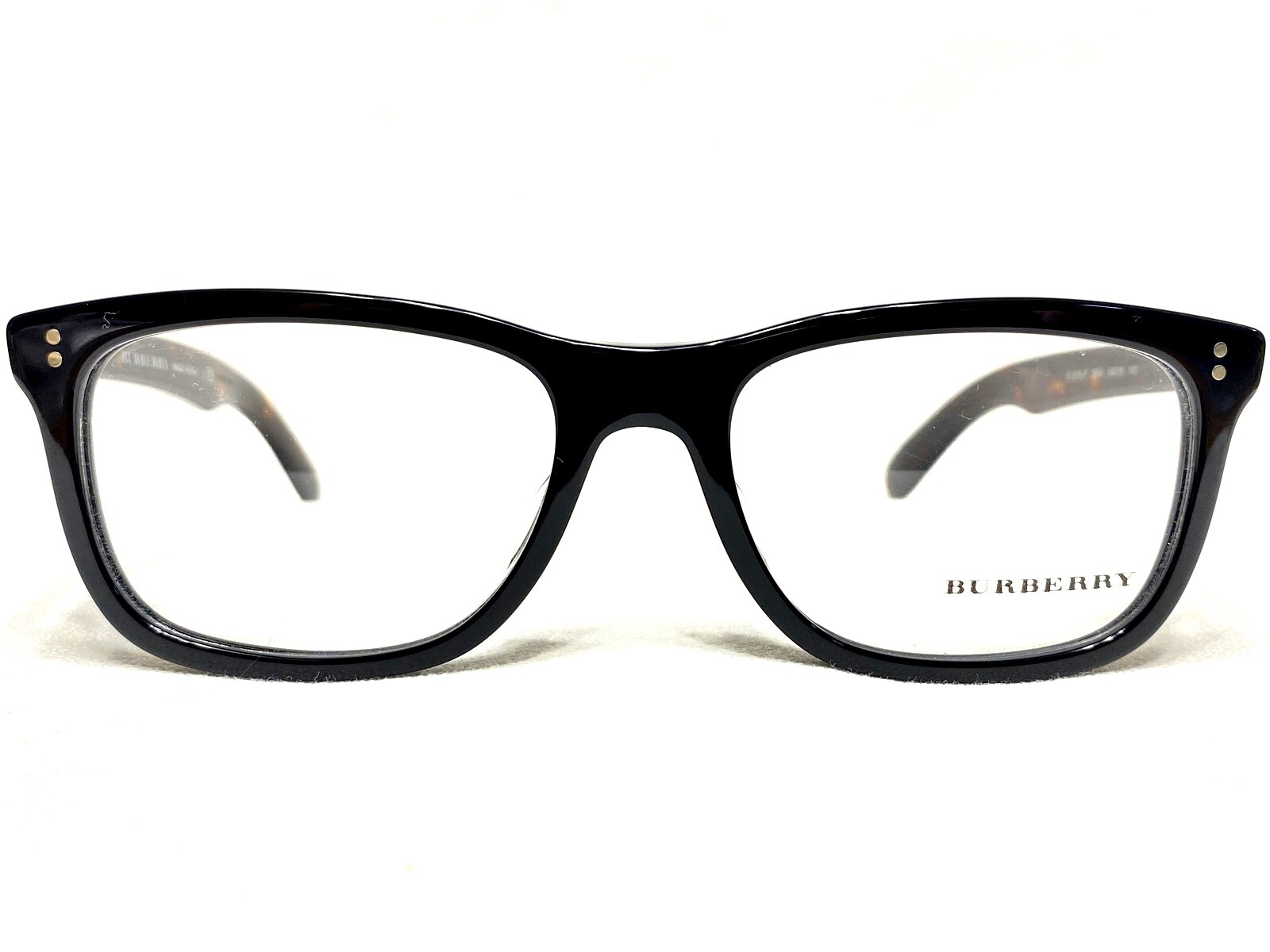 Burberry Eyeglasses B2212-F 3554 Mens Black Square Designer Frames 54/18~140 NEW