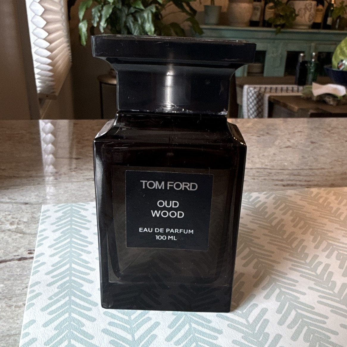 Tom Ford Oud Wood Eau de Parfum Spray 100 ml Regular Size, Around 80% full