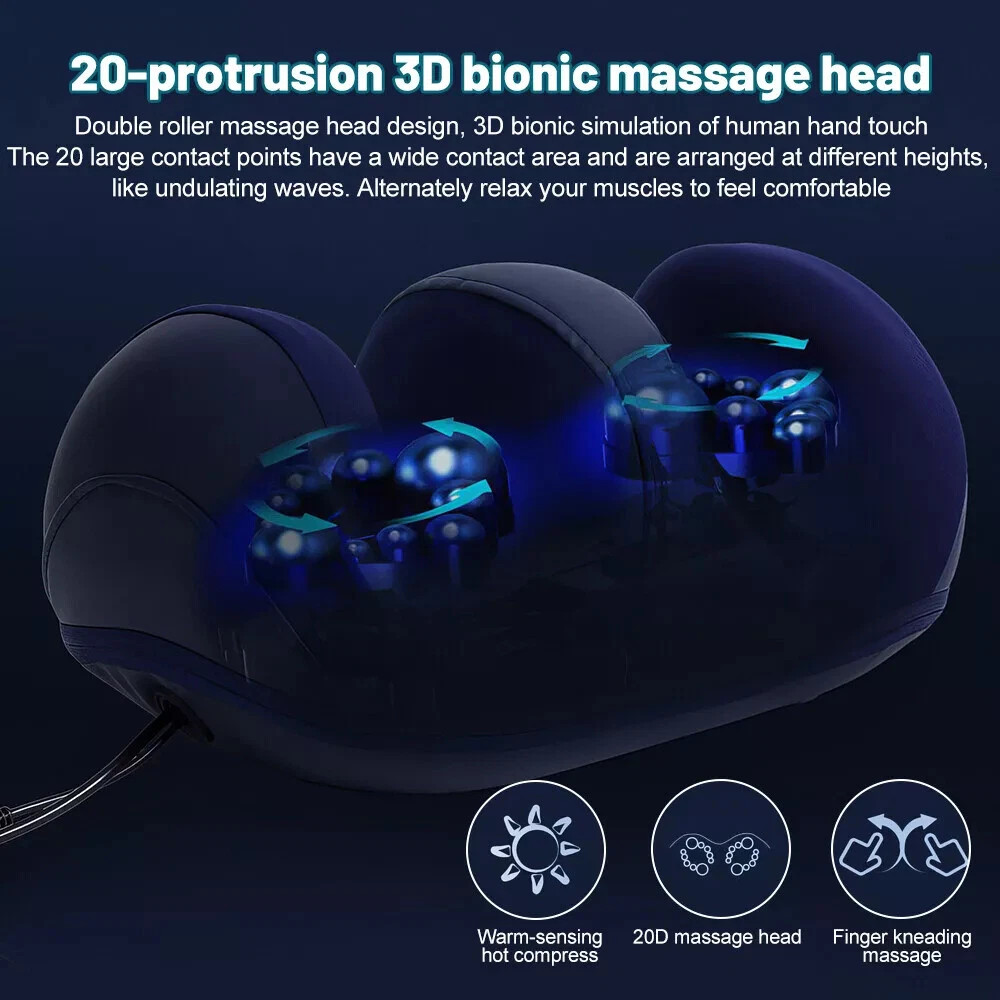 Foot Massager Machine Deep Tissue Massager For Foot Massage w/Heat Pain Relief