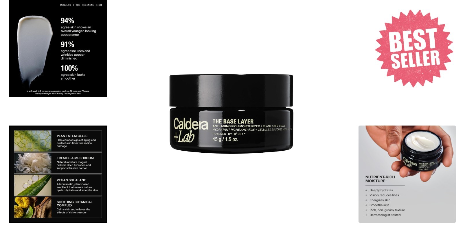 The Base Layer | Men’s Organic Face Cream Moisturizer for Dry, Sensitive, & N…