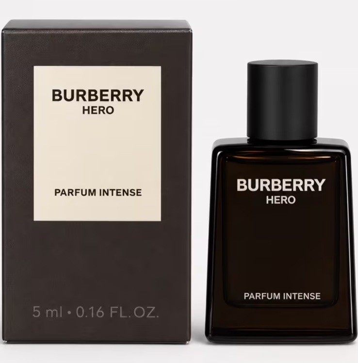 Burberry Hero Parfum Intense Sample Spray 5ml 0.17oz New In Box