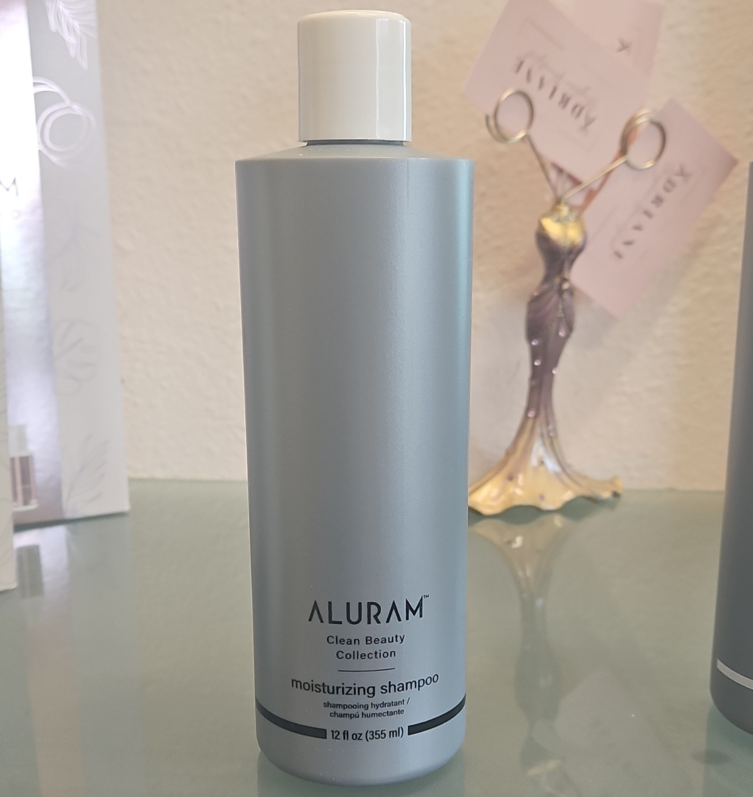 ALURAM Clean Beauty Moisturizing Shampoo 12 fl oz Biotin Coconut