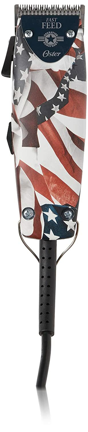 Oster USA 76023-137 Limited Edition Hair Fast Feed Clipper American Flag, Used