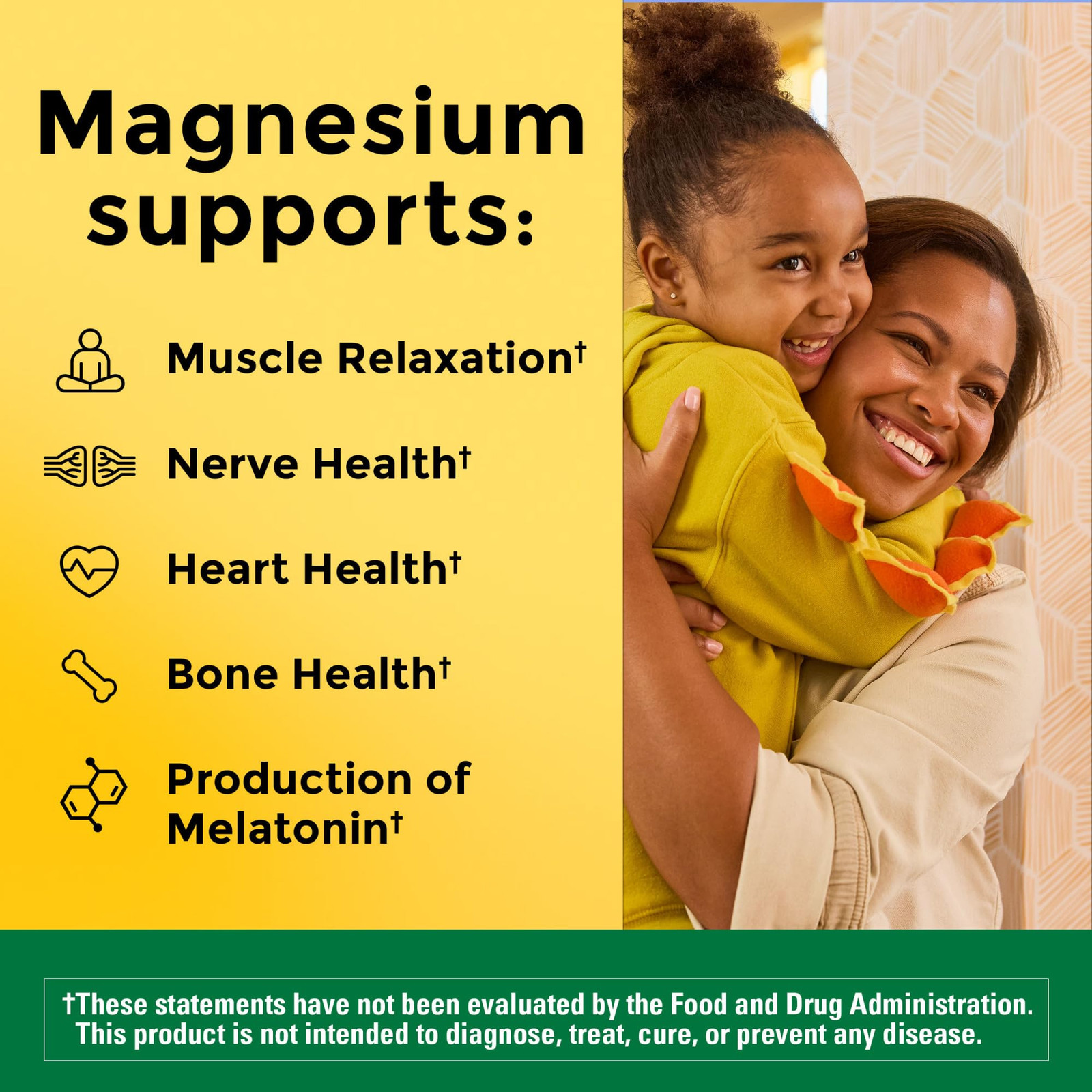 Nature Made Magnesium Oxide 250 mg Tablets 200 Count Supports Heart Nerve Health