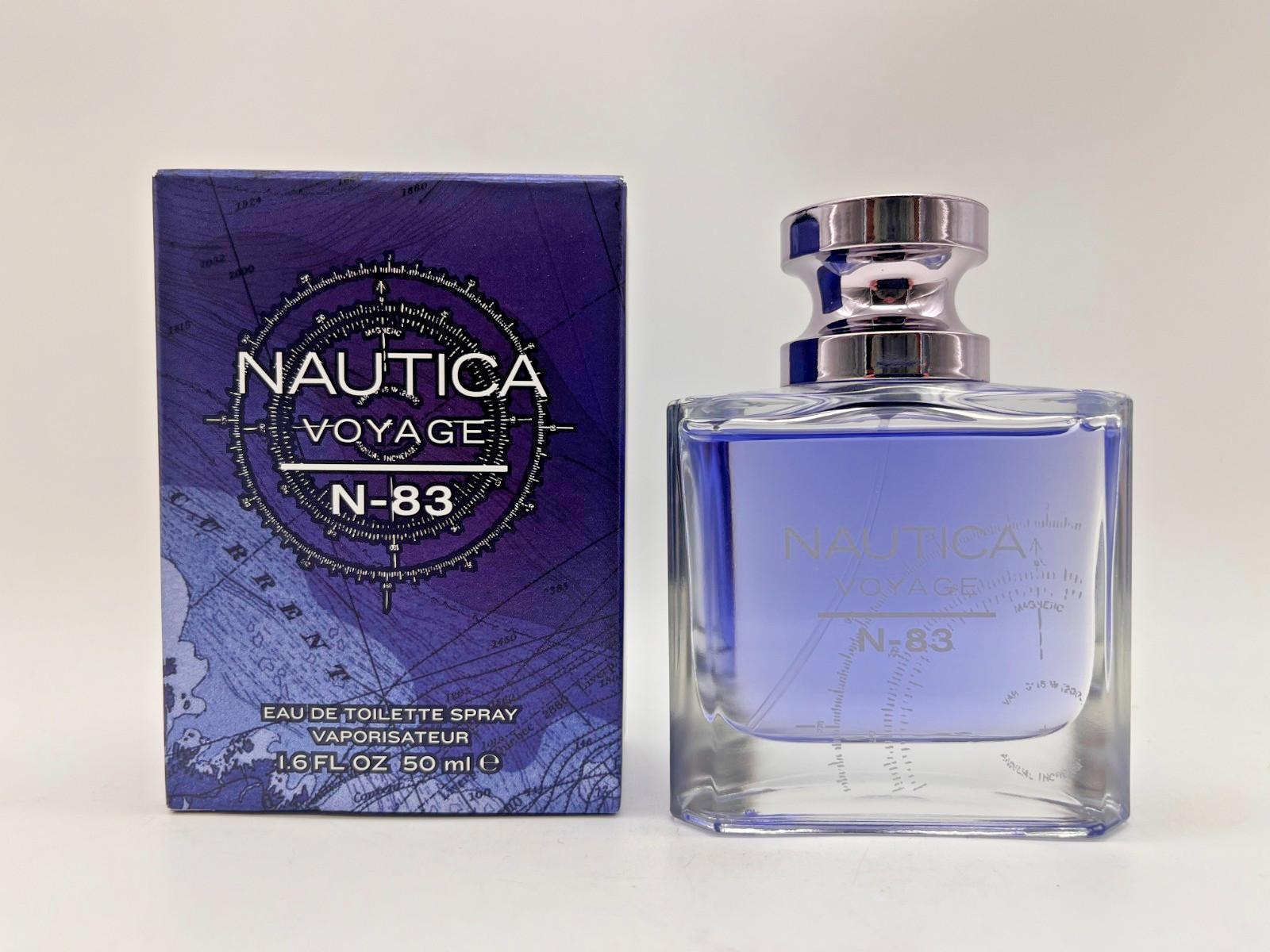 NAUTICA VOYAGE N-83 EAU DE TOILETTE SPRAY FOR MEN 1.6 FL OZ NEW IN BOX