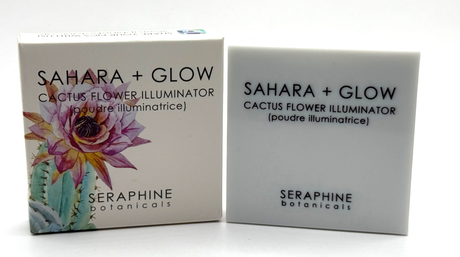 Seraphine Botanicals Shara + Glow Cactus Flower Illuminator New in Box Travel