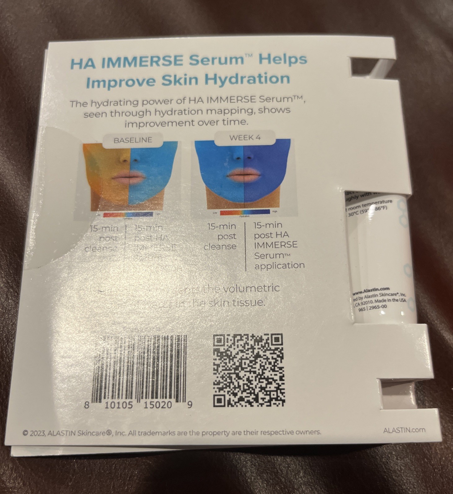 Alastin Skincare Hydrate & Radiate HA Hyaluronic Acid Immerse Serum 1.0oz Sample