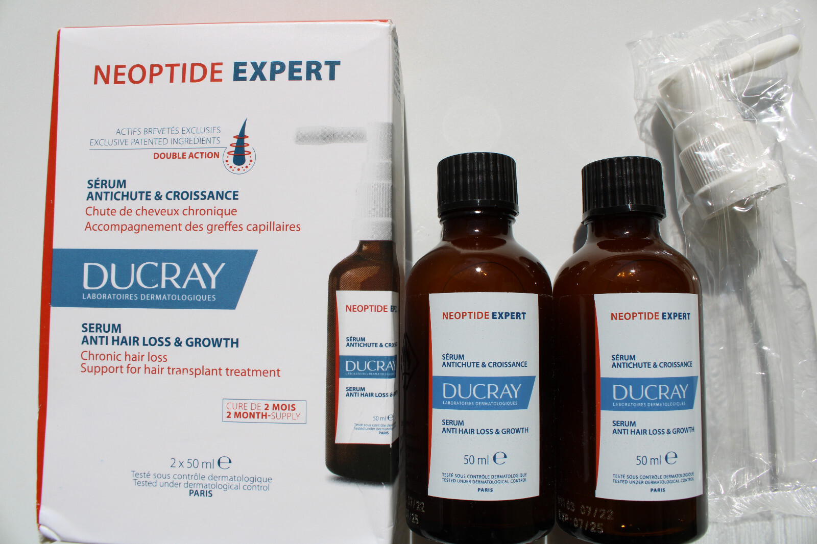 Ducray Neoptide Expert Anti-Hair Loss and Growth Serum 2 x 50ml