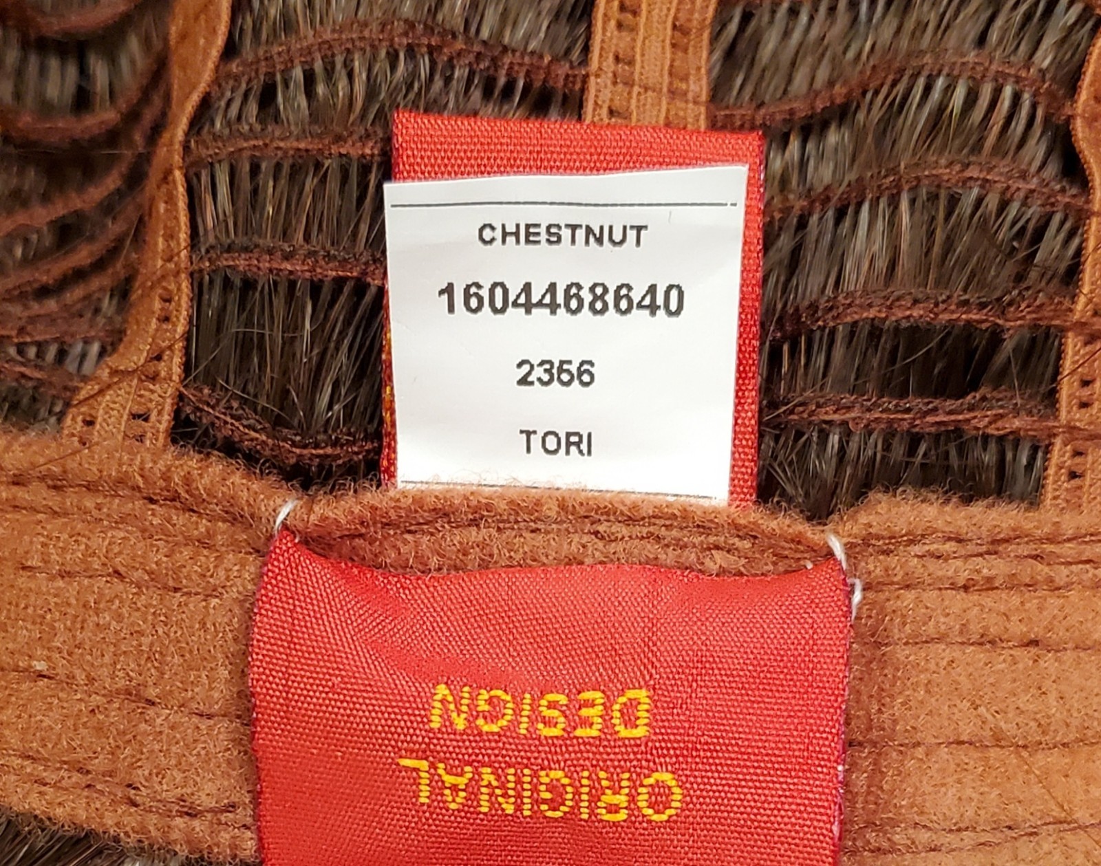 Tori 2356 Rene of Paris synthetic Angled Bob wig Color Chestnut NWOT display