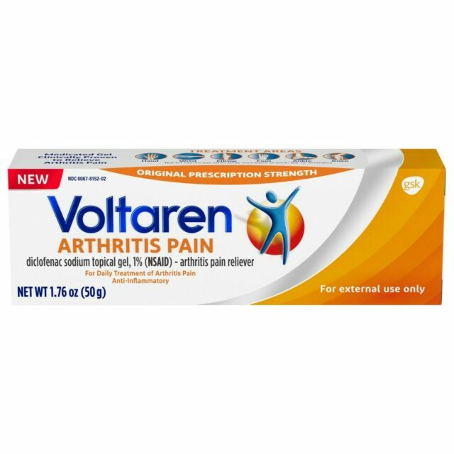 One Pack Voltarin Gel Arthritis Pain1.76oz Arthritis Pain Relief Exp 04/2027