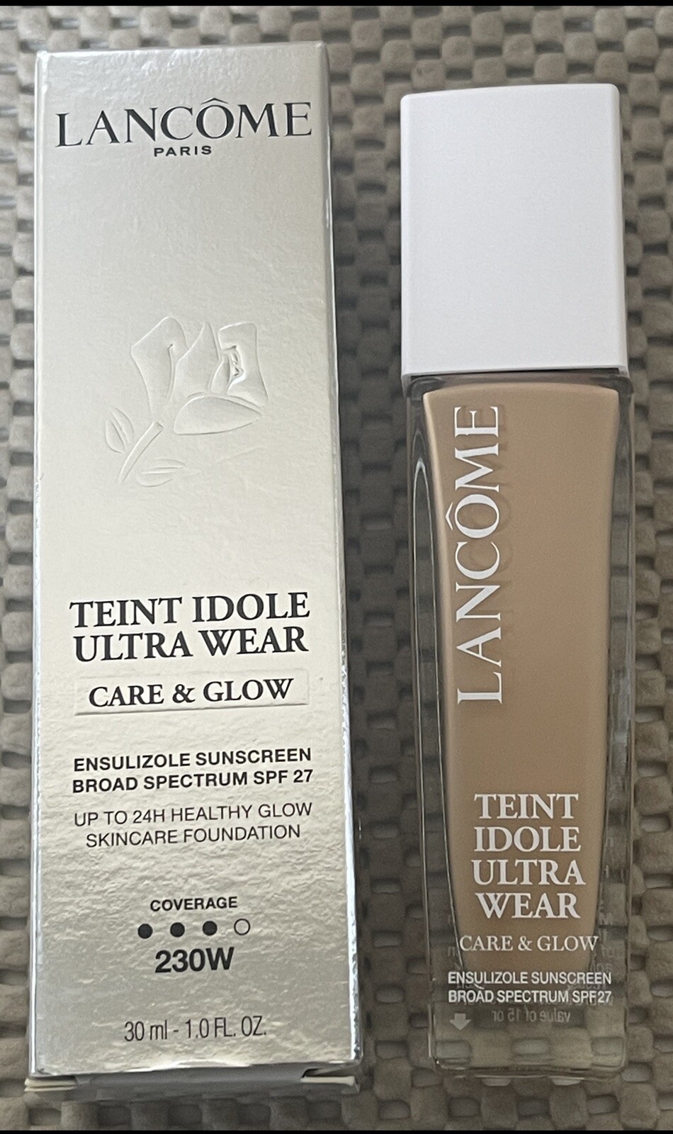 Lancome ~ Teint Idole Ultra Wear~ Care & Glow- 230W EXP. 03/2024 Authentic NIB
