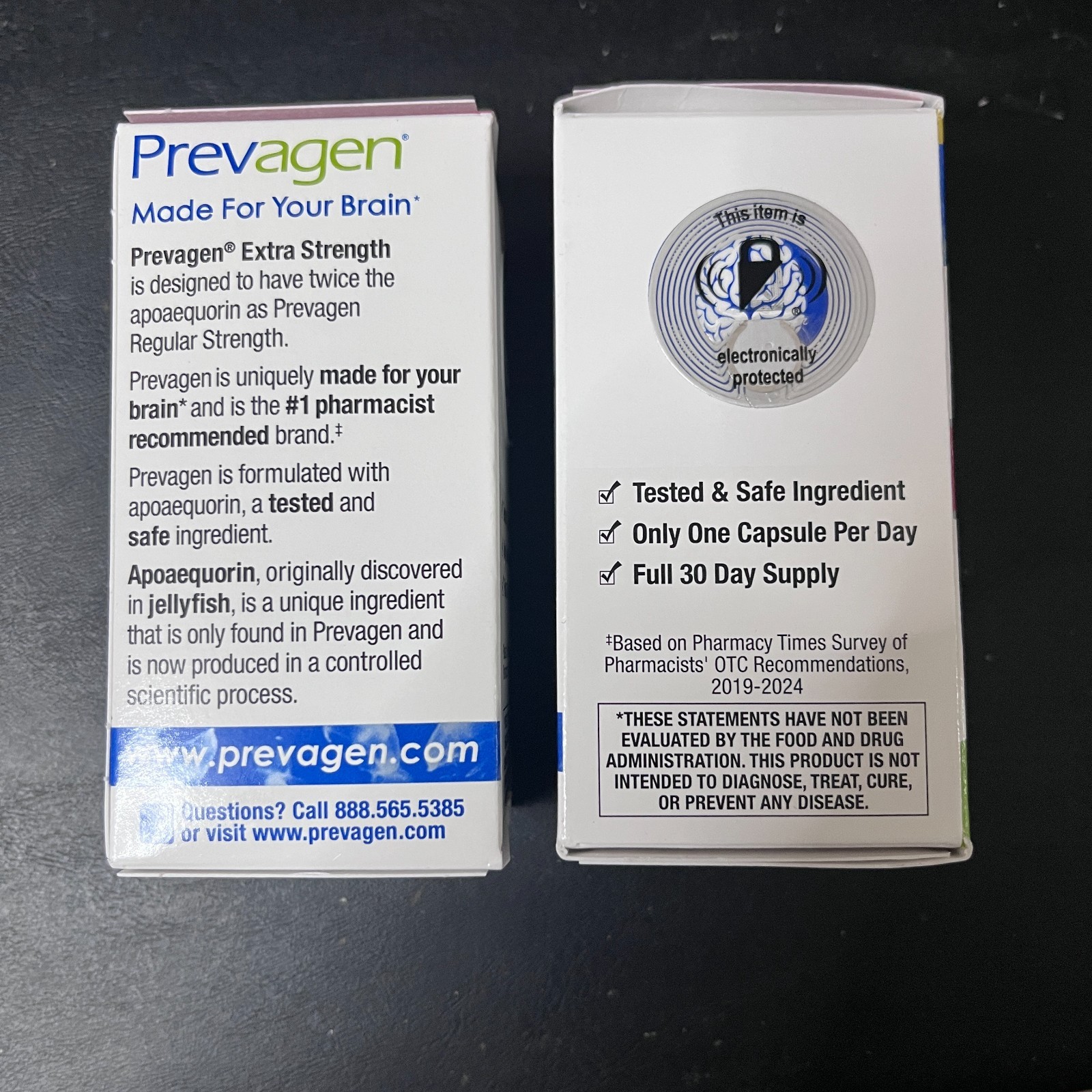 Prevagen EXTRA Strength 20mg Capsules, 30 CT (2 bottles) – AUTHENTIC