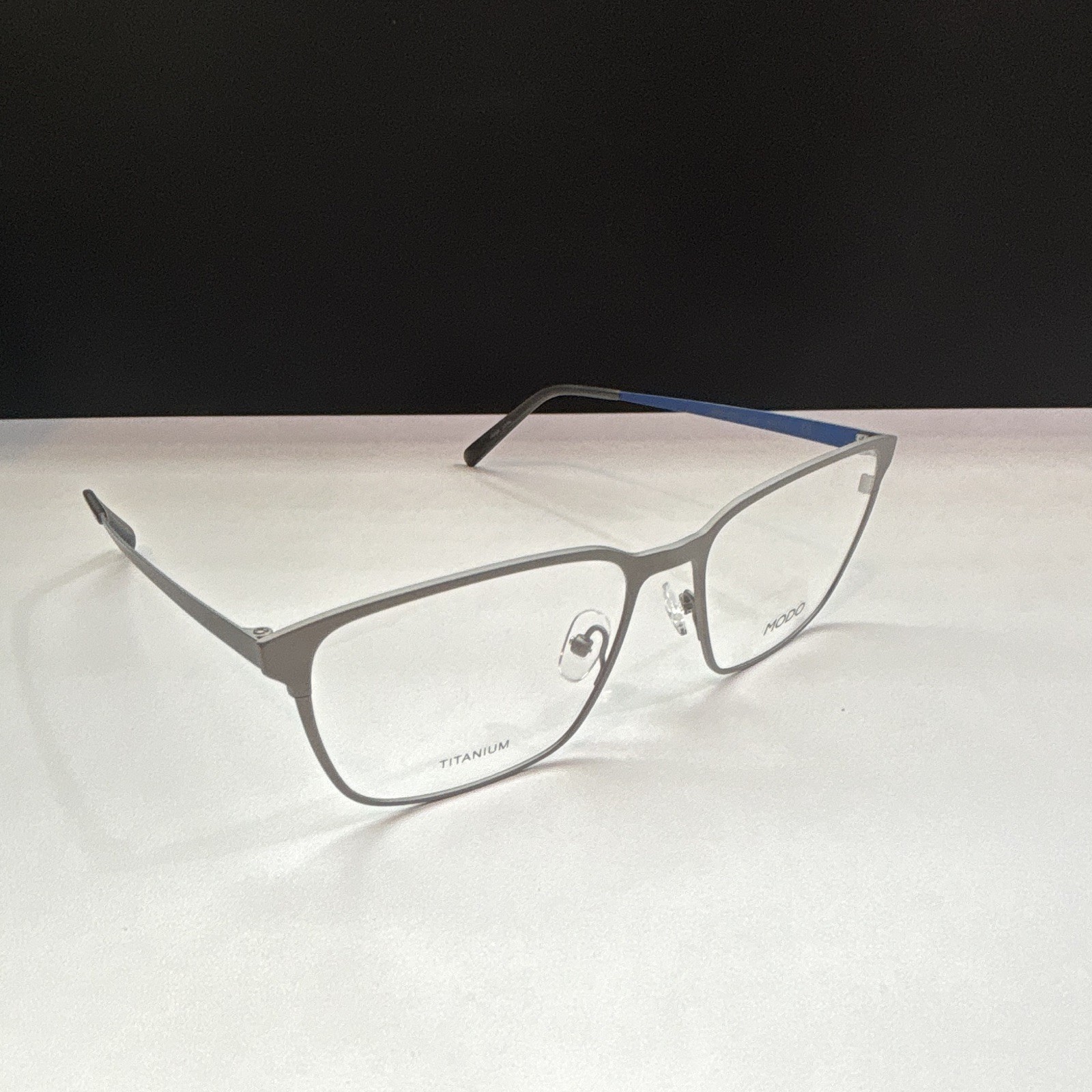 MODO 4277S gun Titanium Full Rim Eyeglasses Frame Gray Unisex Adults 56-17-150