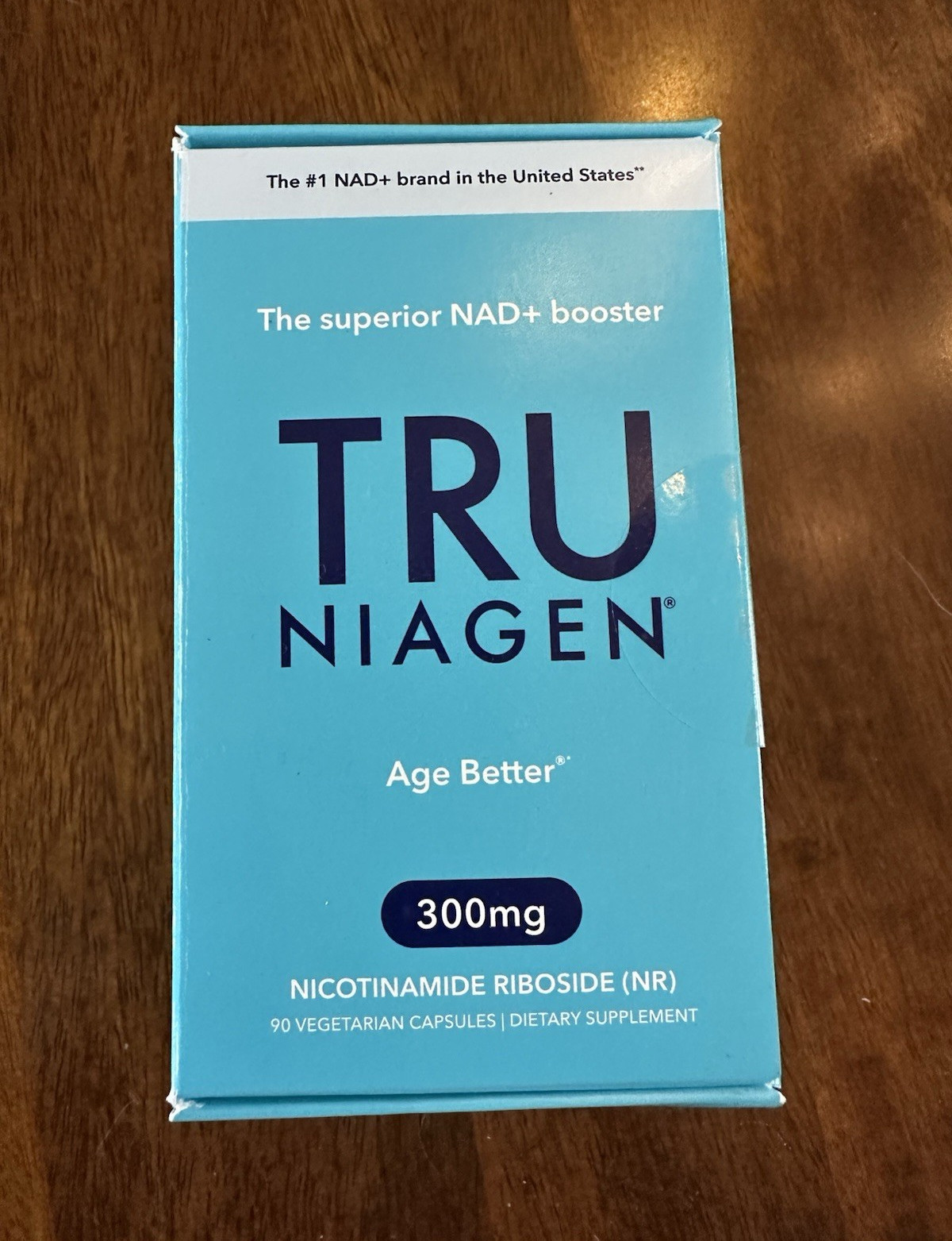 Tru Niagen 300mg Nicotinamide Riboside NR 90 Veg Capsules Caffeine-Free