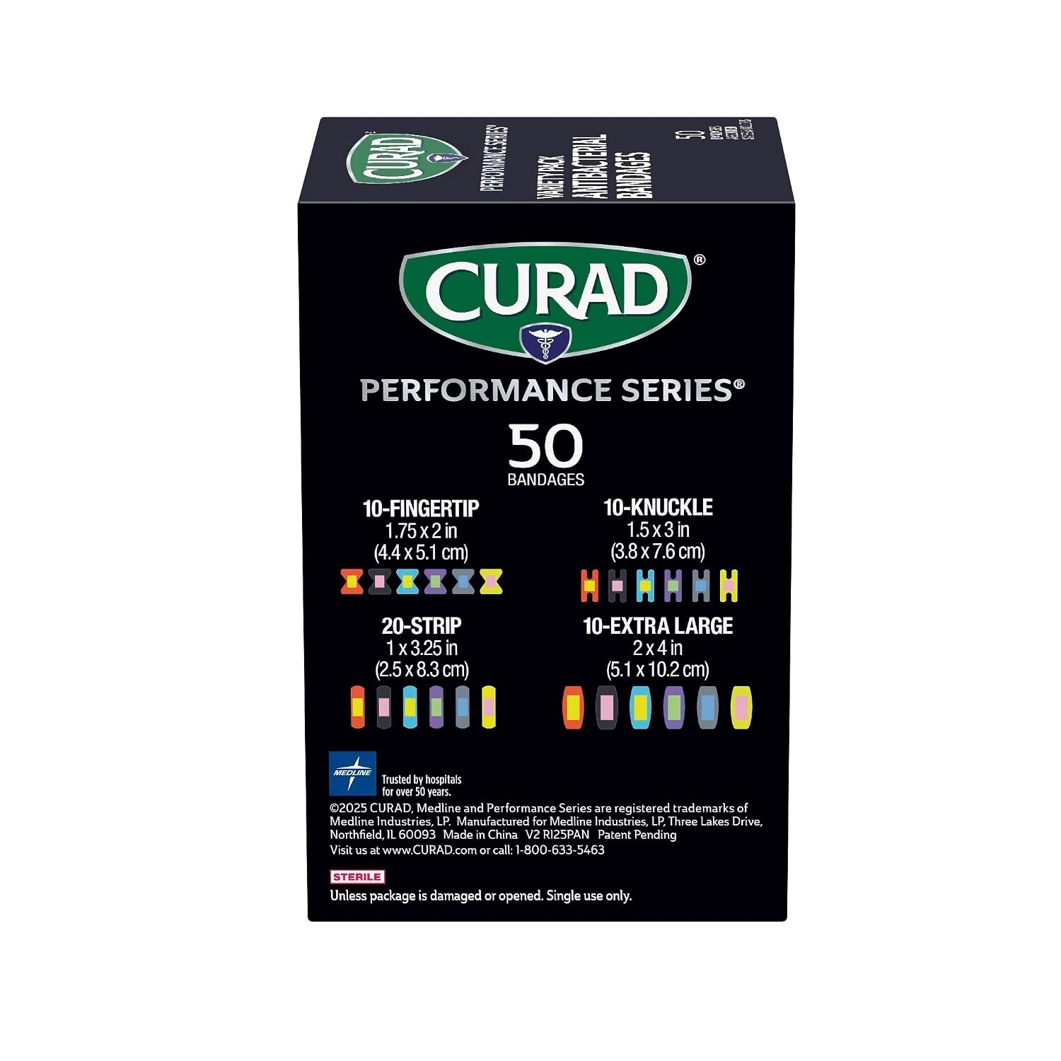 Performance Series Antibacterial Bandages – Ultimate Support & Comfort for Ac…