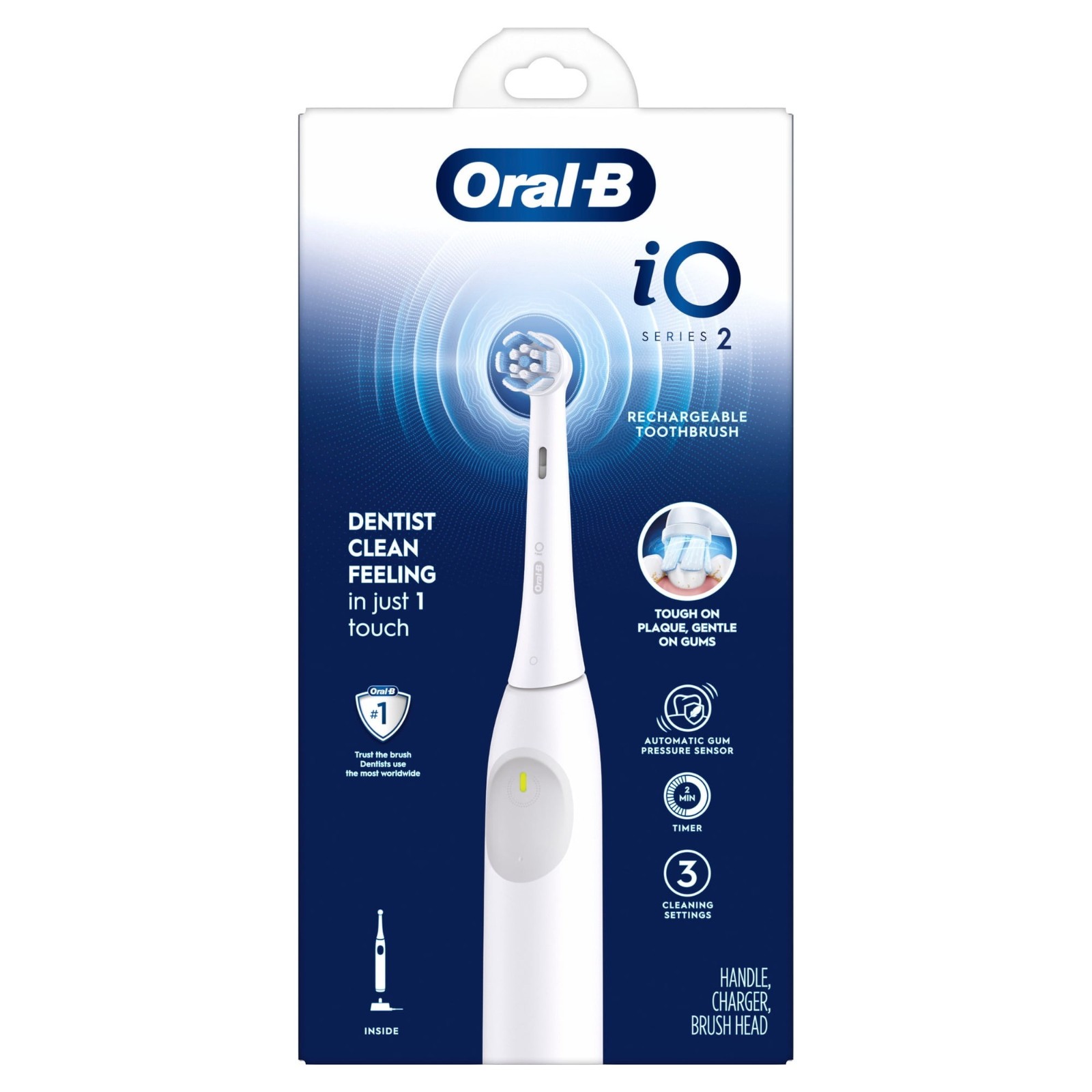 Oral-B iO Series 2 Rechargeable Electric Toothbrush White Free Shipping