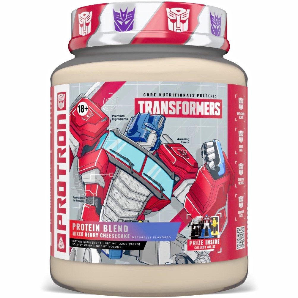 Core Nutritionals Transformers Protein Blend Mixed Berry Cheesecake New Sealed