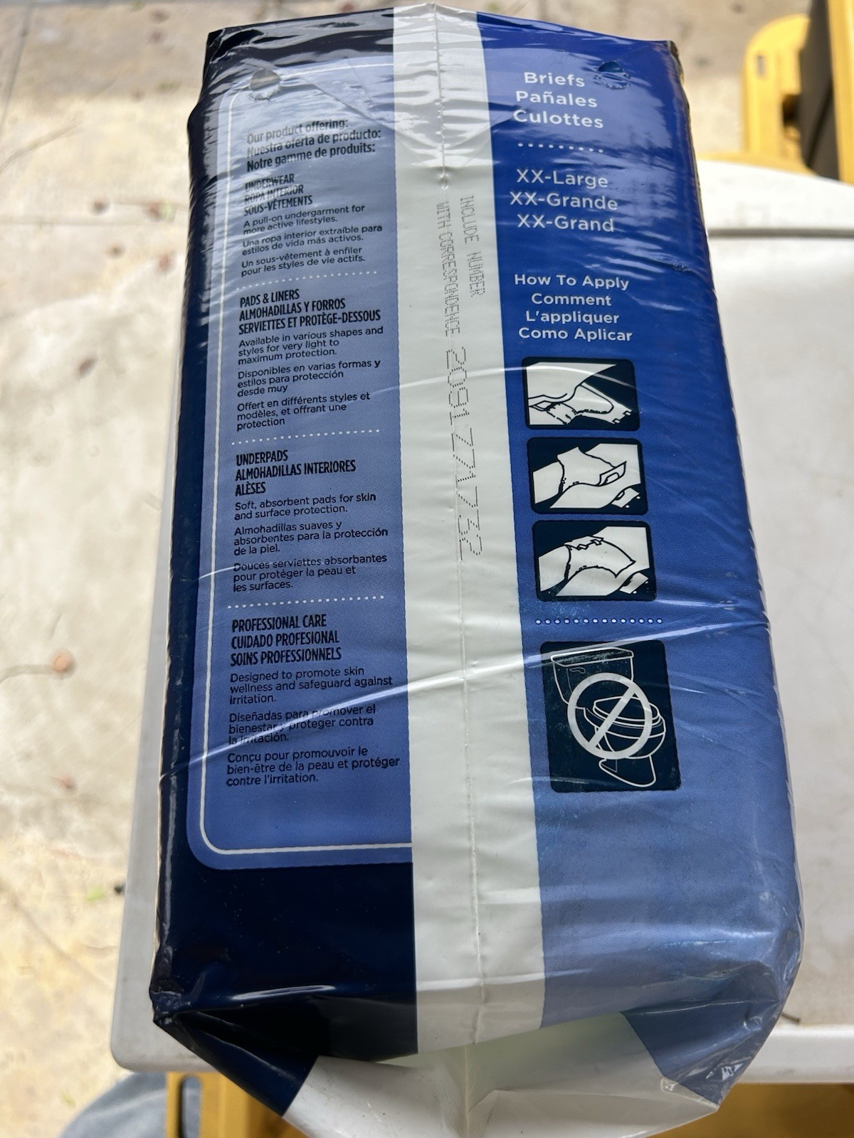 2Attends Bariatric Incontinence Briefs XXLarge DD50 Heavy-Severe 12 Count 63-70”
