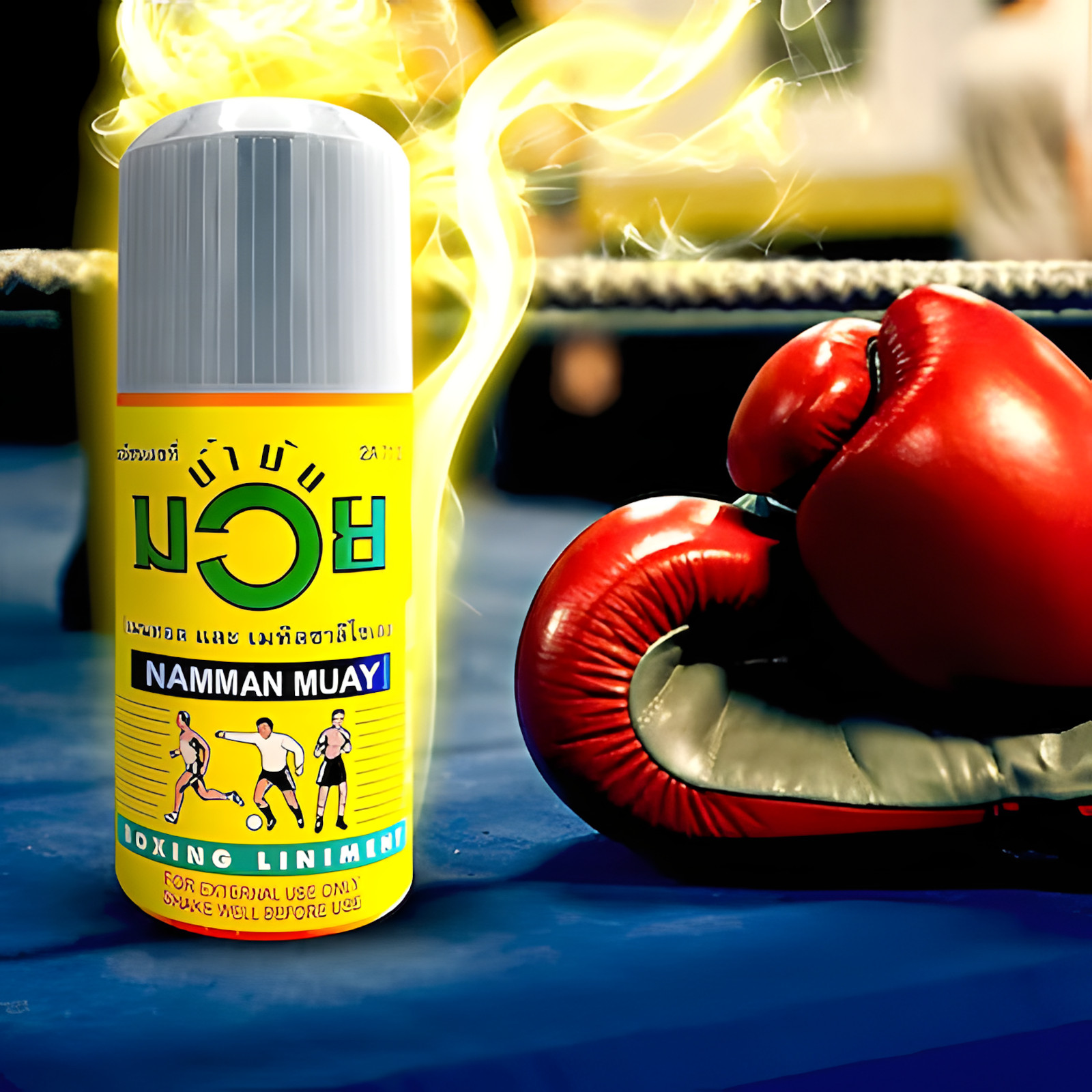 Namman Muay Thai ฺBoxing Liniment Oil 120cc Original from Thailand (Pack of 2)
