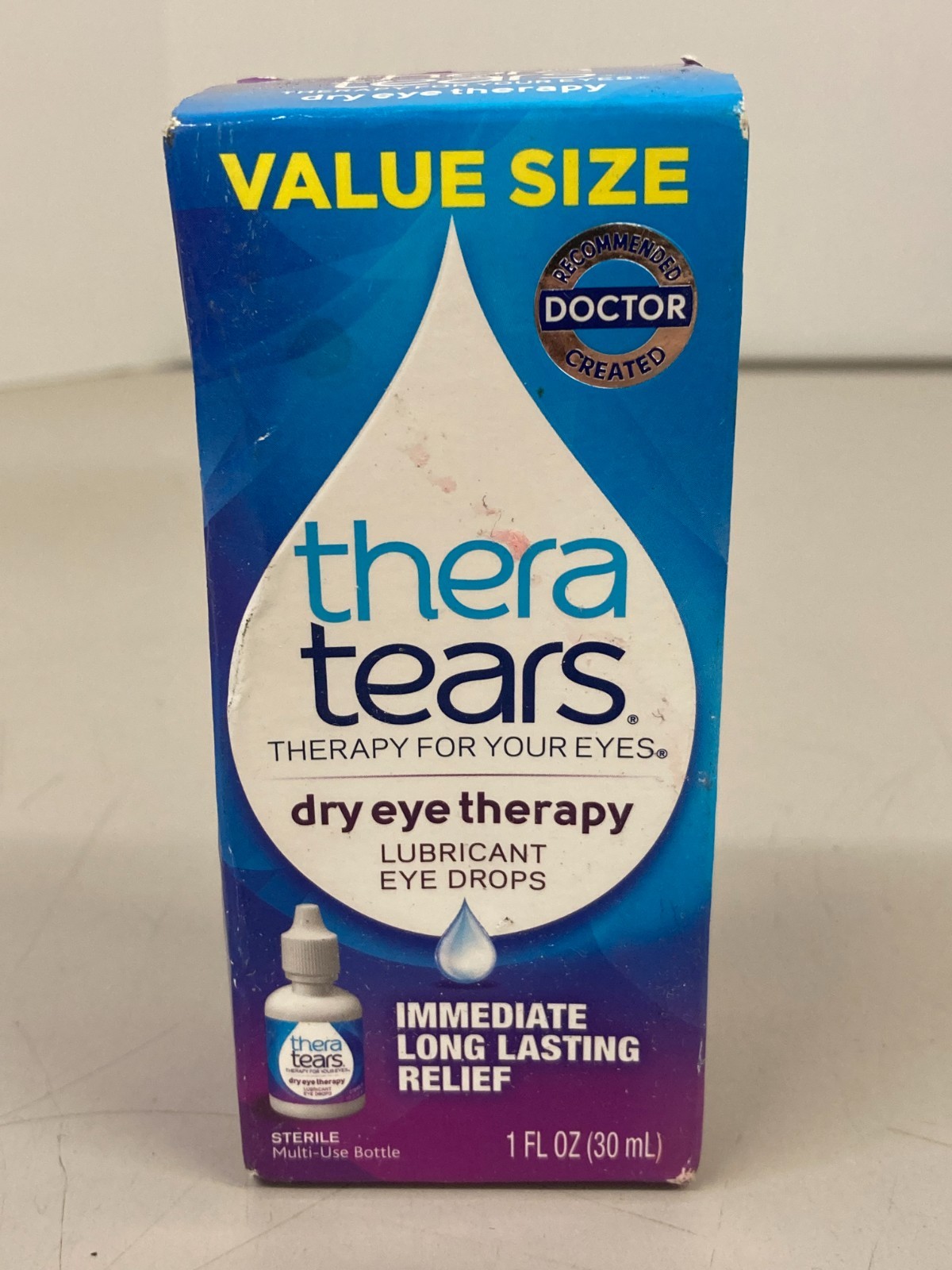 TheraTears Dry Eye Therapy Lubricant Eye Drops 1 FL OZ (30 mL) – Exp 12/26