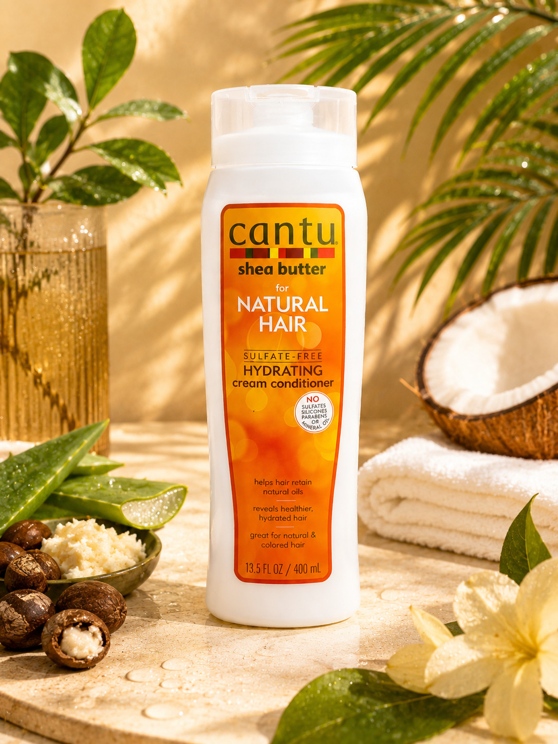 Cantu Shea Butter Sulfate-Free Hydrating Cream Conditioner for Natural Hair New