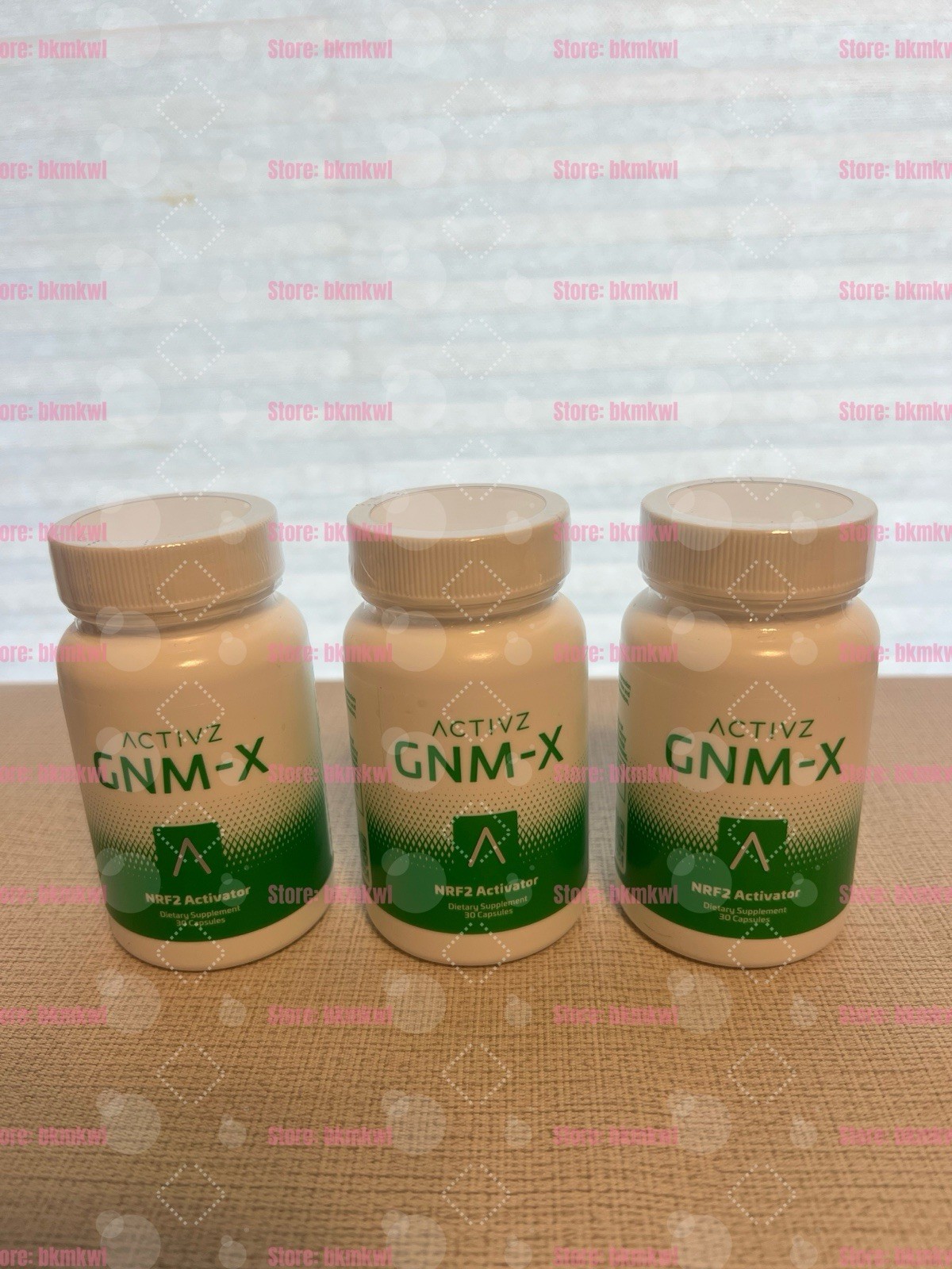3 Bottles Authentic Activz GNM-X 30 capsules Brand New (Exp. 2026)