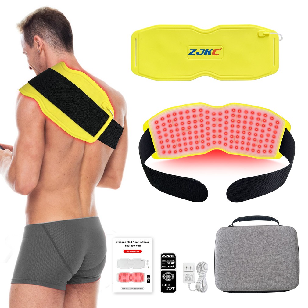 660nm 850nm 940nm Heat and Massage Pad Red Infrared Light Phototherapy for Pain