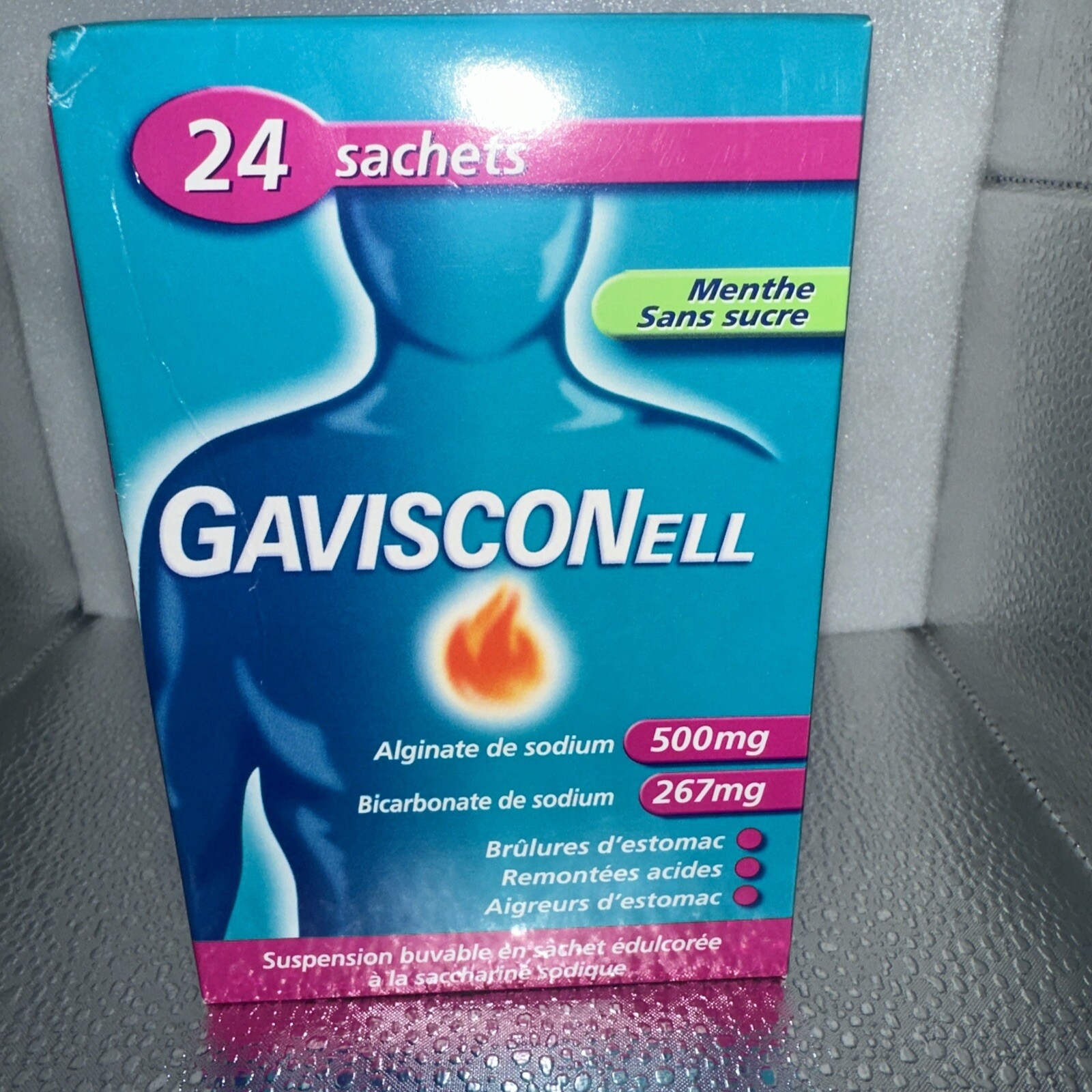 GAVISCONell Oral Suspension Brand Reckitt Benckiser Healthcare Made in FRANCE