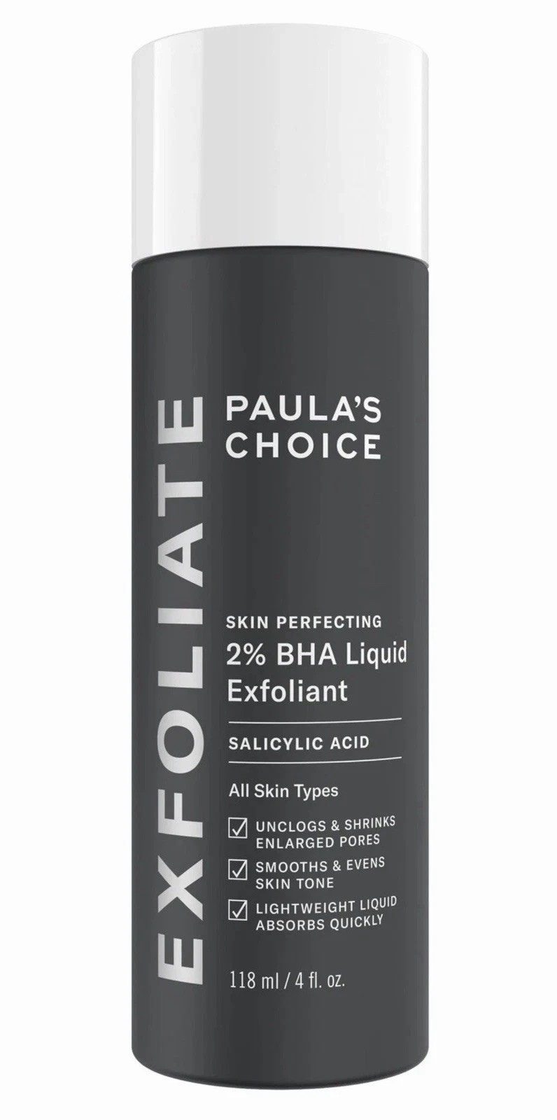 Paula’s Choice Skin Perfecting 2% BHA Liquid Exfoliant Salicylic Acid, 4 fl oz