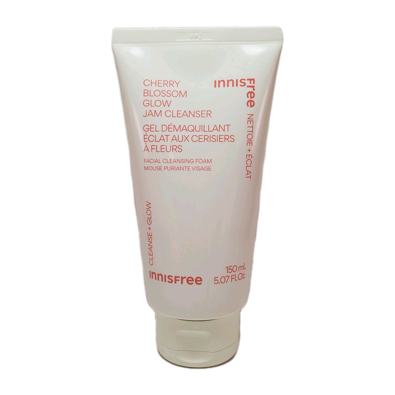 innisfree Cherry Blossom Glow Jam Cleanser, 5.07 fl. oz. (150 mL), EXP 11/2027