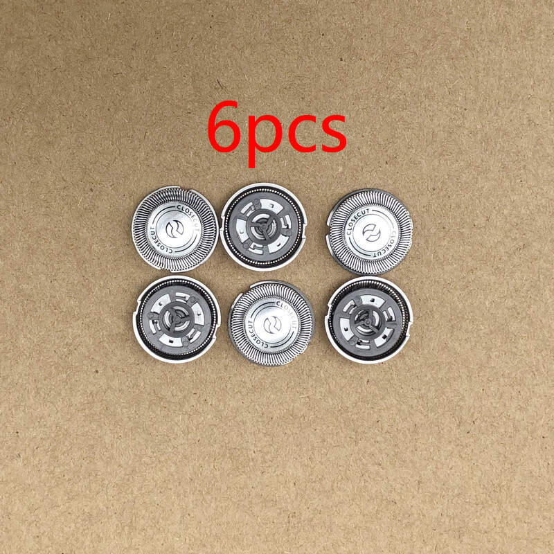 6pcs Replacement Shaver Heads Cutter for Philips Norelco HQ56 HQ55 HQ4 HQ3 Razor
