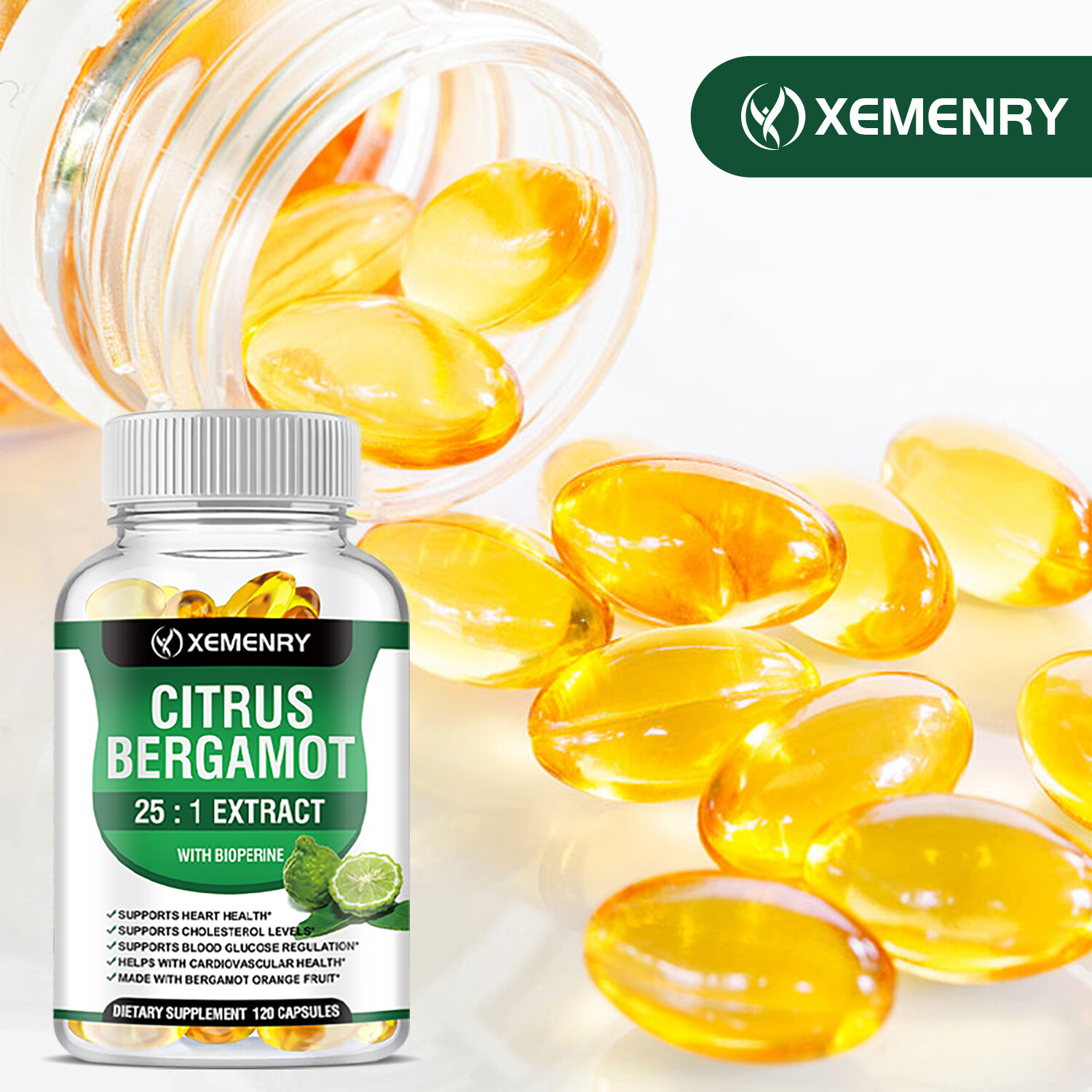 Citrus Bergamot – 25:1 Extract, 50% Supports Healthy Heart and Immune Support