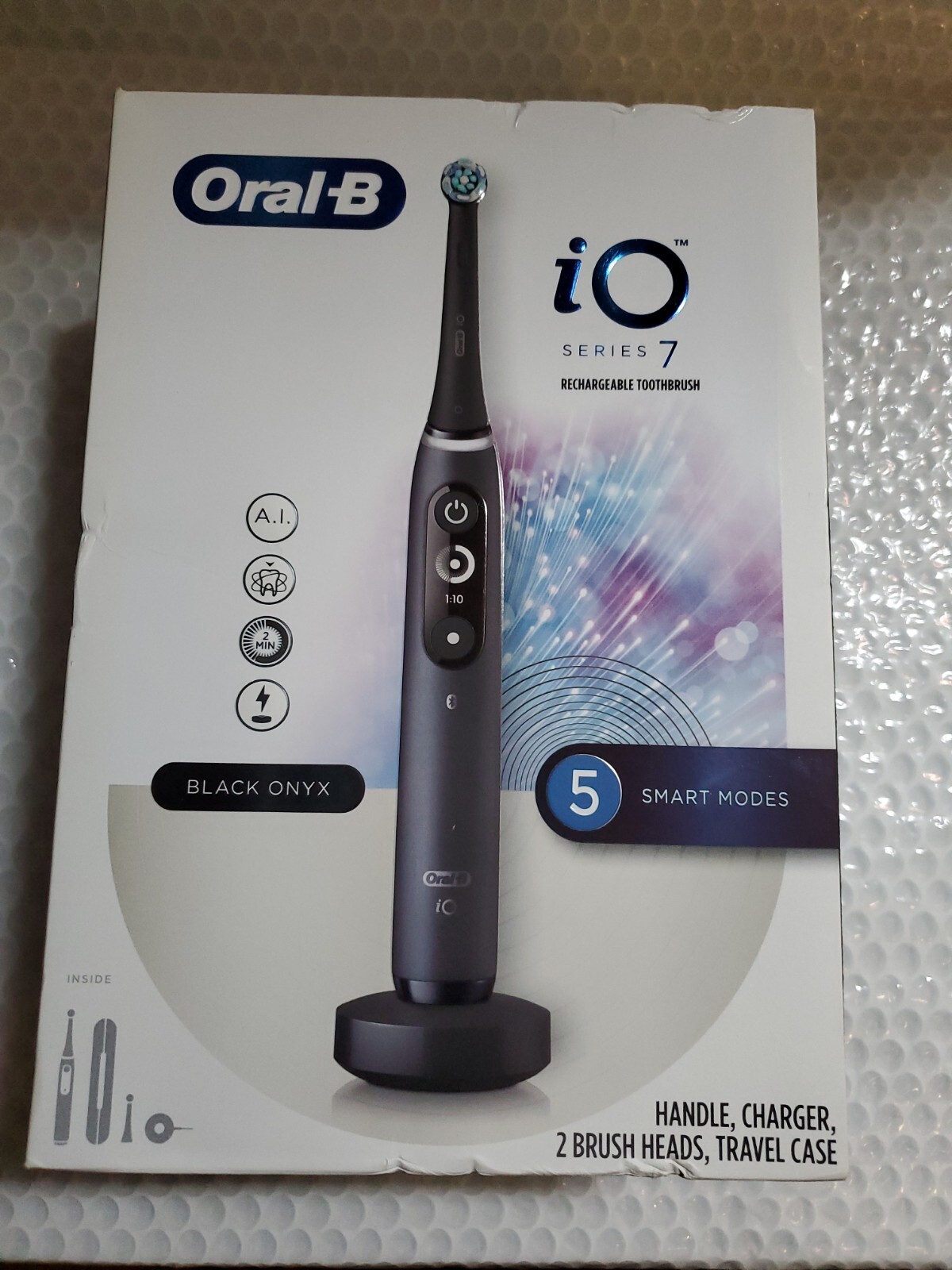 Oral-B – iO Series 7 Connected Rechargeable Electric Toothbrush – Onyx Black🔥🔥