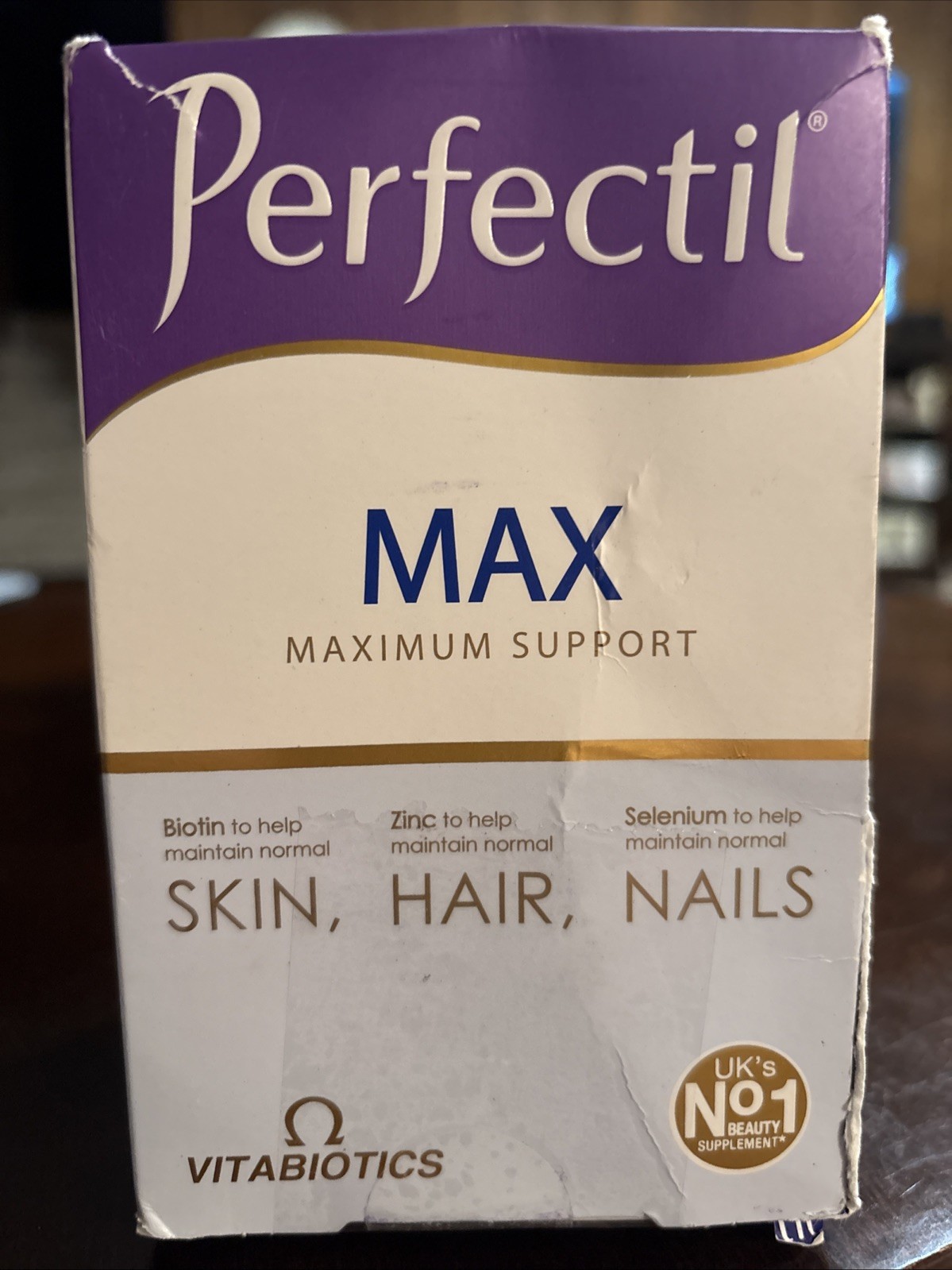 Vitabiotics Perfectil Max Support Healthy Skin Hair Nails Nutri-Demal 84 Tab/Cap