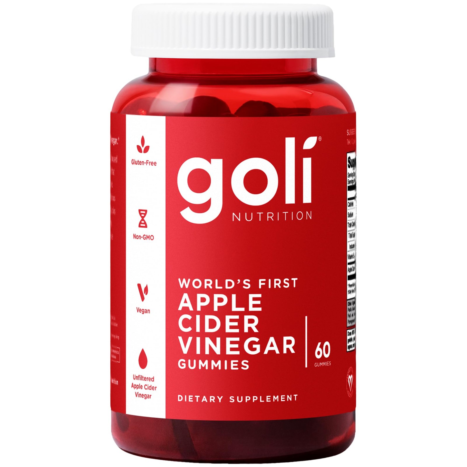 Apple Cider Vinegar Gummies – Worlds First ACV Gummy with Vitamin B12, Non GMO