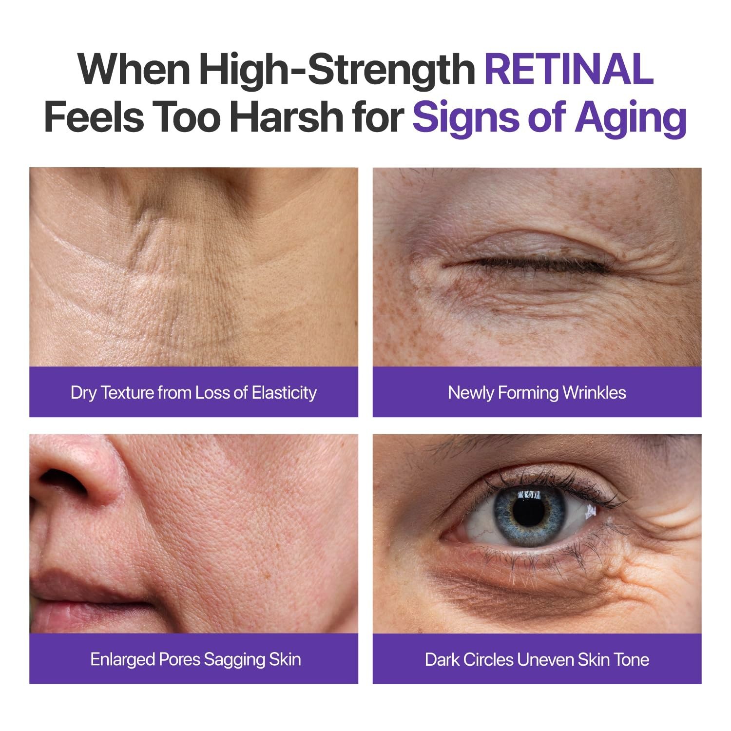 Gentle Retinal Eye Cream with Peptides & Niacinamide