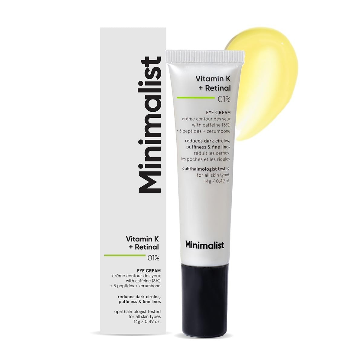 Minimalist Under Eye Cream For Women & Men,14 gm (FREE SHIPPING)