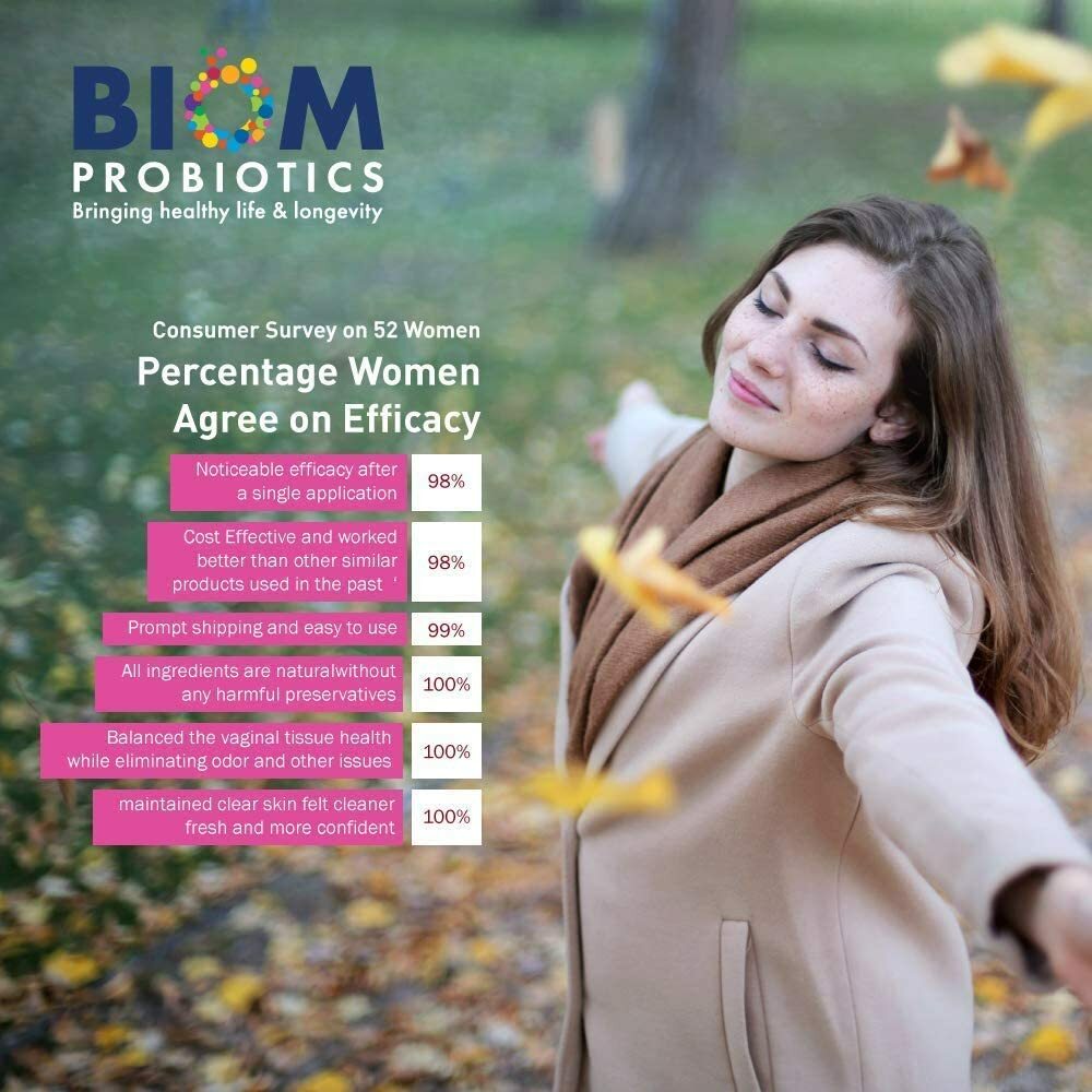 Vaginal Probiotic Suppository(15):FR-free,Vaginal pH & Odor Control, No Parabens