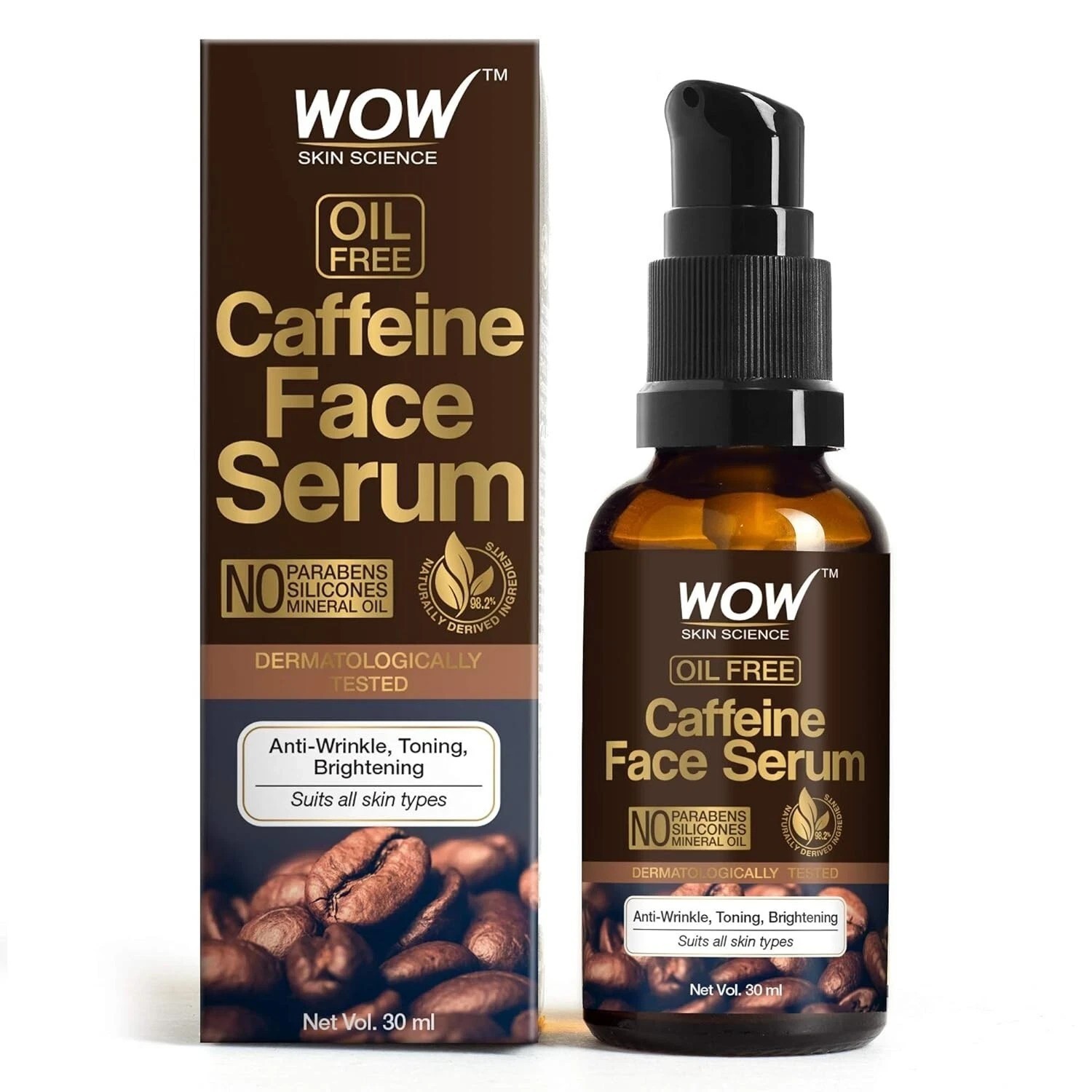 WOW Skin Science Caffeine Face Serum (30ml) ,