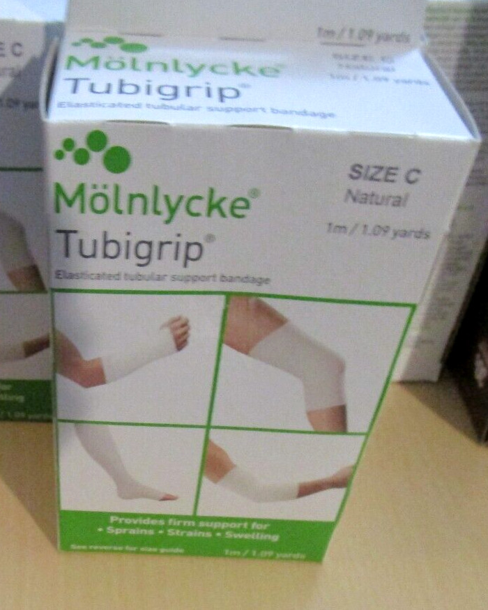 NEW C NATURAL Molnlycke Elastic Tubular Support Bandage 3″ X 1.09 YDS ARM WRIST