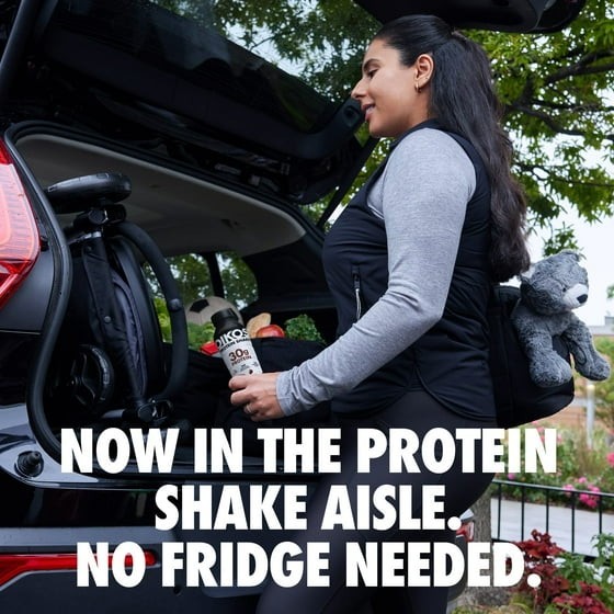 Oikos Protein Shake, Shelf Stable, Vanilla, 30g Protein, 12 fl oz, 4 Count​ Bott